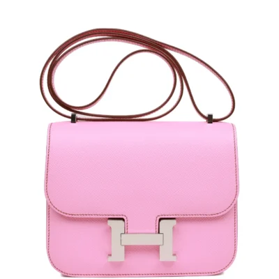 ac756303e60b110555f9abf6c0143b6d Hermès Constance 18 Bubblegum Epsom Palladium Hardware