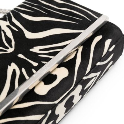 حقيبة صغيرة YSL Crossbody بلون Zebra Print