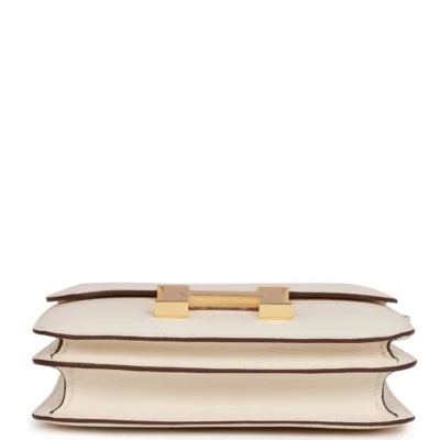Hermès Constance 18 Nata Chevre Mysore Gold Hardware