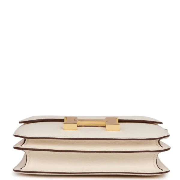 Hermès Constance 18 Nata Chevre Mysore Gold Hardware