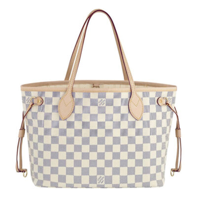 aec9c19934d11aeb89a4c586e247243e Louis Vuitton N51110 Neverfull PM Shoulder Bag Damier Azur Canvas