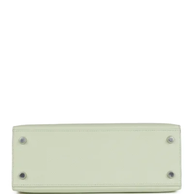 Hermès Kelly Sellier 25 Vert Fizz Epsom Palladium Hardware
