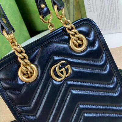 Gucci GG Marmont Matelasse Mini Bag Black