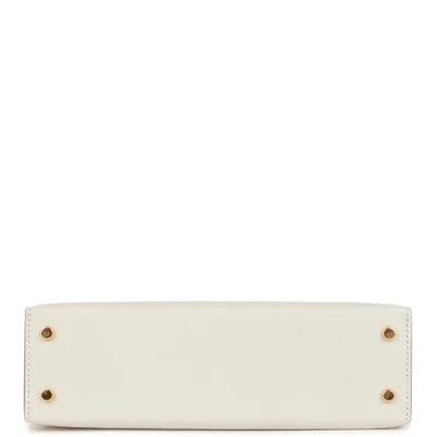 b0a6ead35e2662b087db8df9d403e2c6 Hermès Kelly Sellier 20 Mushroom Chèvre Gold Hardware