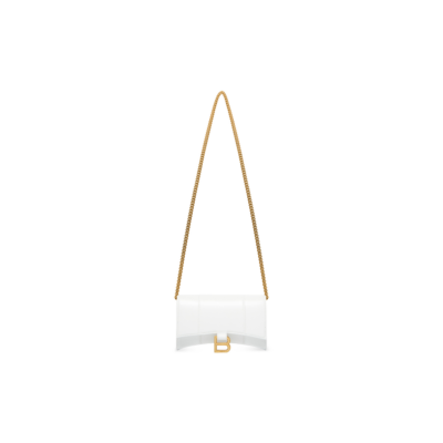 b1009b6e9ab05e31009fbf43f025cff5 WOMEN'S HOURGLASS WALLET ON CHAIN BOX IN WHITE