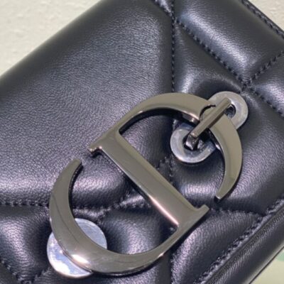 Dior 30 Montaigne Box Bag With Handle Black