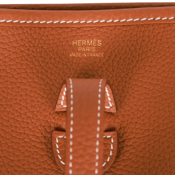 b2725ff7ed11de65fd1dfa6845c9acae Hermès Evelyne III PM Gold Clemence Gold Hardware