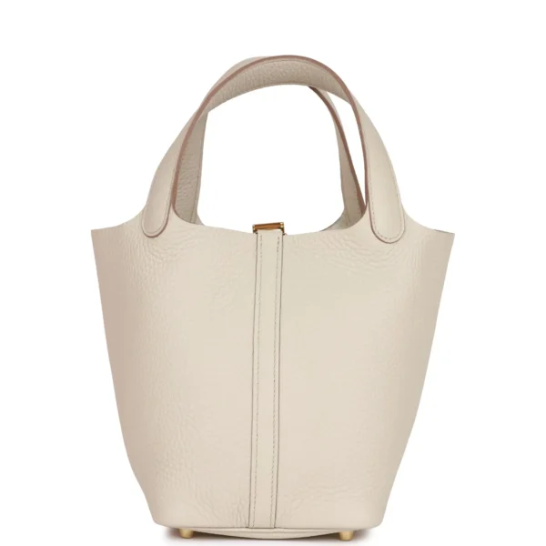 Hermès Picotin Lock 18 Beton Clemence Gold Hardware