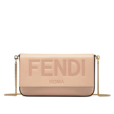 Fendi Wallet on Chain with Pouches in Pink
