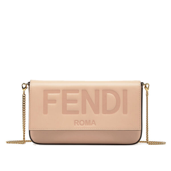 b30ee5e9ce0cb584b6c218ca8294cd0f Fendi Wallet on Chain with Pouches in Pink