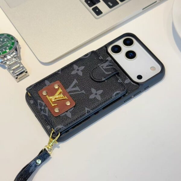 Luxury Leather Case Card Holder for iPhone 12-18 Pro & Pro Max