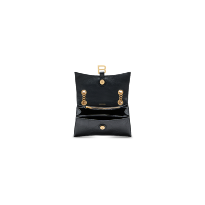 WOMEN'S CRUSH SMALL CHAIN BAG IN BLACK