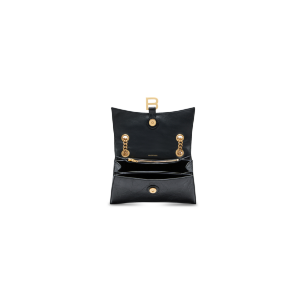 WOMEN'S CRUSH SMALL CHAIN BAG IN BLACK