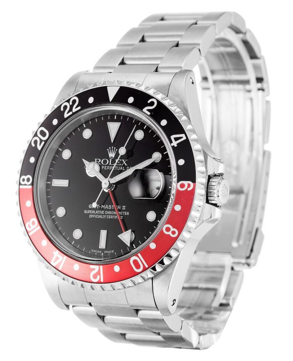b43f281eb4d070a969c61225dc6ace8e Rolex GMT Master II 16710.1 40 MM Mens Watch
