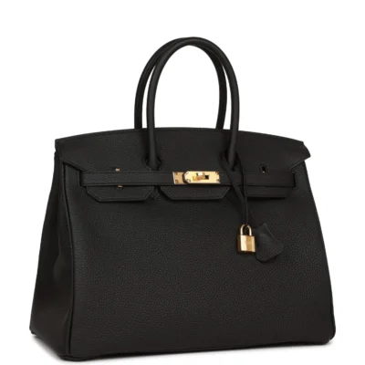 Hermès Birkin 35 Black Togo Gold Hardware