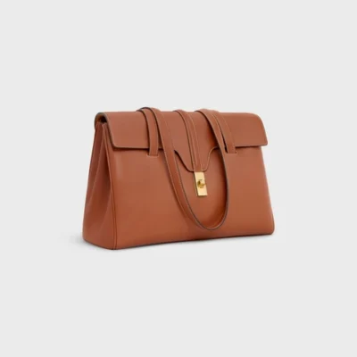MEDIUM SOFT 16 BAG IN SMOOTH CALFSKIN TAN