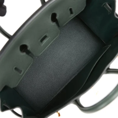 Hermès Birkin 25 Vert Fonce Togo Gold Hardware
