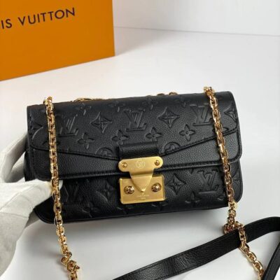 Louis Vuitton Marceau Chain Bag Black M46200