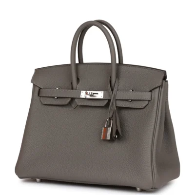 Hermès Birkin 25 Gris Meyer Togo Palladium Hardware