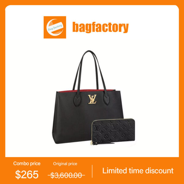LOUIS VUITTON Rock Me Shopper Long Wallet 2 Piece Set Value Ref: M57345 + M61864