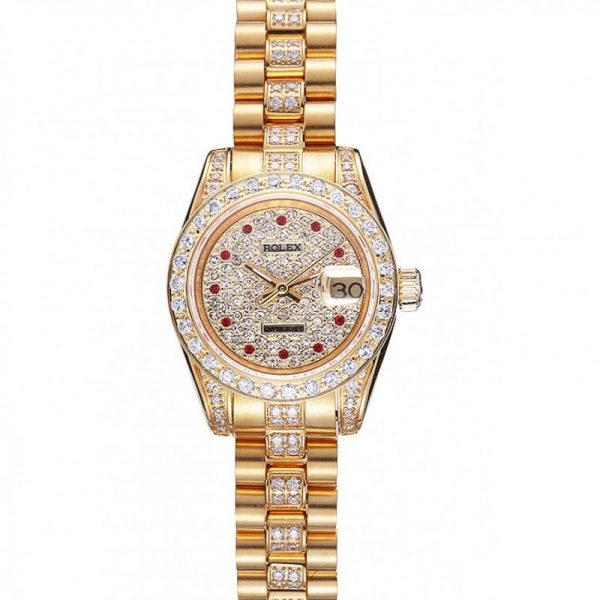 Rolex Datejust 622023 White Dail Women Watch