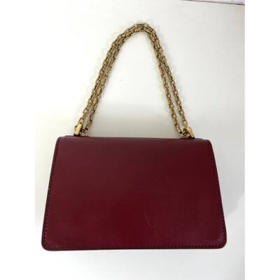 حقيبة يد Dior J'adior Mongolian Lamb Burgundy بلون Mongolian Lamb