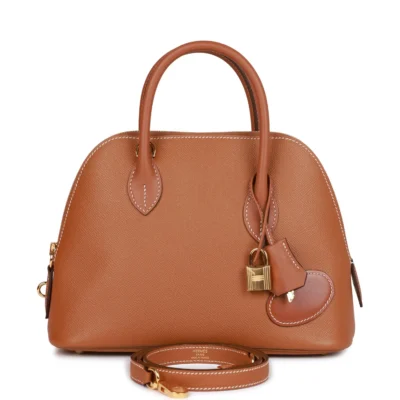 b70ac02f1886fe1cea88c831b85724cf Hermès 1923 Bolide 25 en Desordre Gold Epsom Gold Hardware