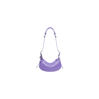 WOMEN'S LE CAGOLE XS SHOULDER BAG IN PURPLE