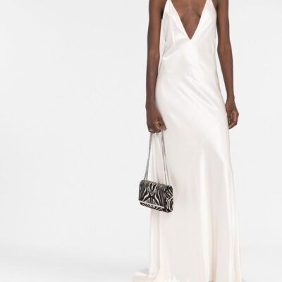 حقيبة صغيرة YSL Crossbody بلون Zebra Print