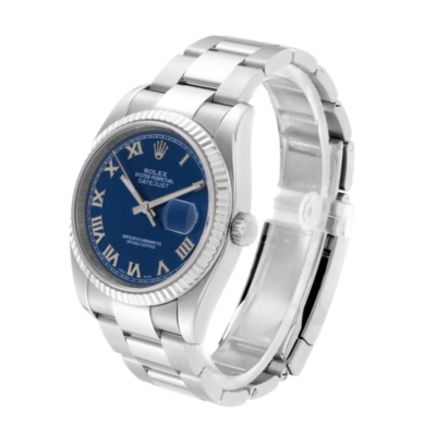 b8a388d6d7a944ac528bcbab286507a5 Rolex Datejust 116234BLRO 36MM Blue Dial Silver-tone Case