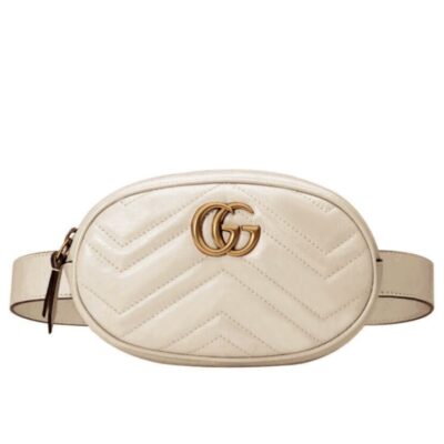 Gucci GG Marmont Matelasse Leather Belt Bag 476434