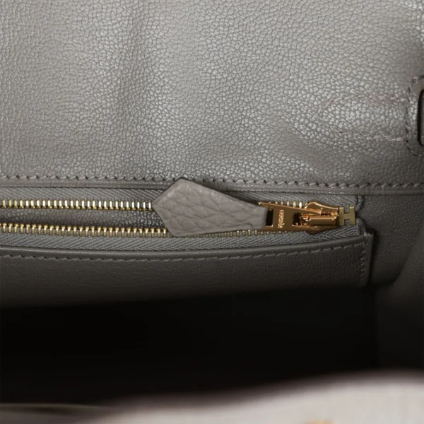 b92112aafe02c8c203b75ddd2cfc4db4 Hermès Birkin 25 Gris Meyer Togo Gold Hardware