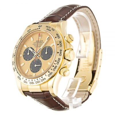 Rolex Daytona 116518 Zifferblatt 40 MM Herren Armbanduhr in Schwarz