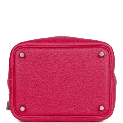 Hermès Picotin Lock 18 Framboise Clemence and Matte Alligator Touch Palladium Hardware
