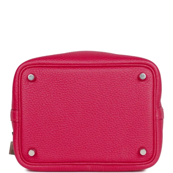 Hermès Picotin Lock 18 Framboise Clemence and Matte Alligator Touch Palladium Hardware