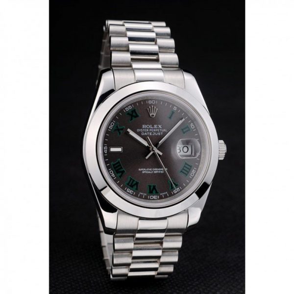 Rolex Datejust 42000 银色 表盘 男士腕表