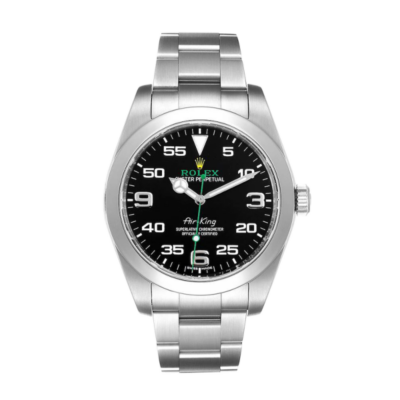 Rolex Air-king m116900-0001 40MM Black Dial Silver-tone Case