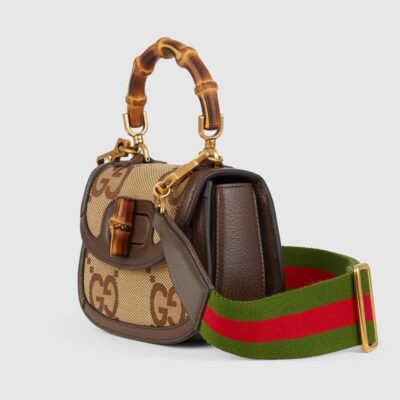 Bamboo mini bag with Super Double G motif No.686864 UQLBT 2570
