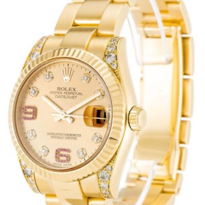 bcc1a865da24fd1b6db316d4895892ba ساعة نسائية رولكس Mid-Size Datejust 178238 31 MM