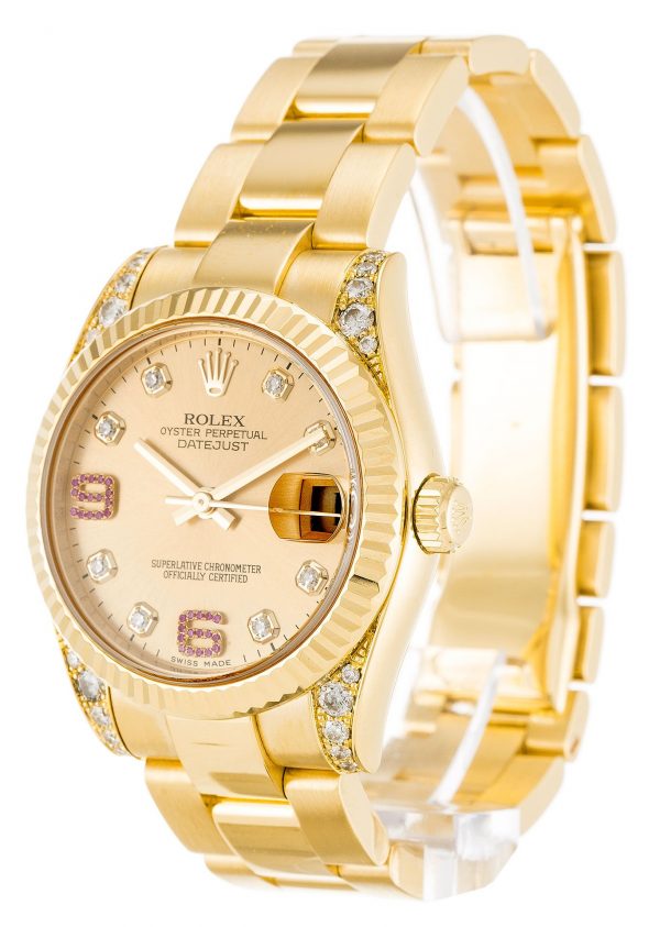 bcc1a865da24fd1b6db316d4895892ba ساعة نسائية رولكس Mid-Size Datejust 178238 31 MM
