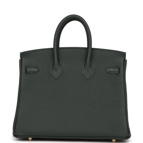 Hermès Birkin 25 Vert Fonce Togo Gold Hardware