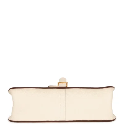 Hermès Halzan 25 Nata Clemence Gold Hardware