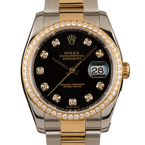 bf3b3ea54b7222b143c0144ecca77fec Rolex Datejust 116243BKDO 36MM Black Dial Silver-tone Case