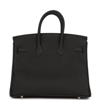 Hermès Birkin 25 Black Togo Palladium Hardware
