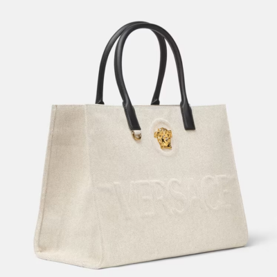 bfed44069893cdf4d681d2fe9fd619d7-1 LA MEDUSA CANVAS TOTE BAG