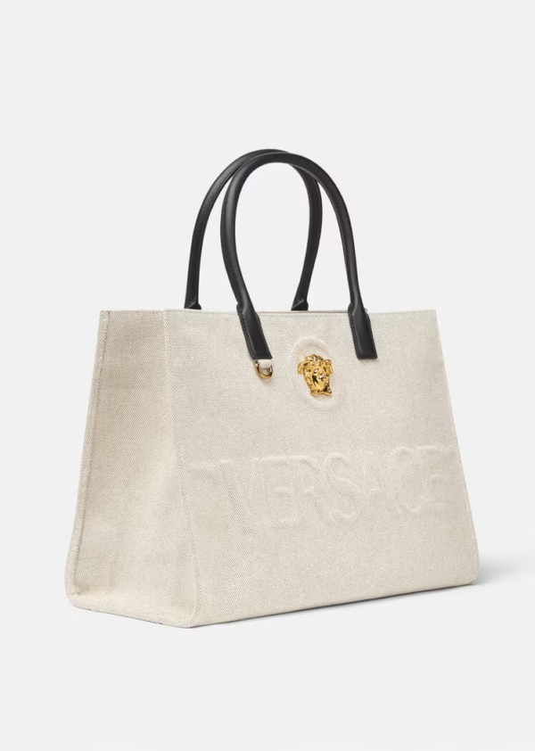 bfed44069893cdf4d681d2fe9fd619d7-1 LA MEDUSA CANVAS TOTE BAG