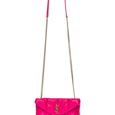 YSL Puffer Toy Bag in Quilted Lambskin
