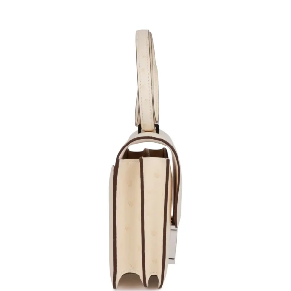 Hermès Constance 18 Nata Ostrich Palladium Hardware