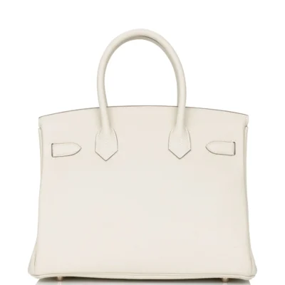 Hermès Birkin 30 Craie Togo Rose Gold Hardware