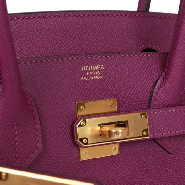 Hermès Birkin 30 Anemone Epsom Gold Hardware